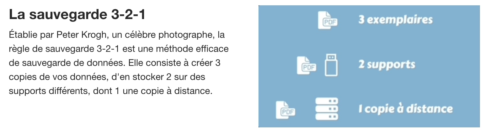 Exemple d'image contenant une information déjà rédigée textuellement juste à côté.